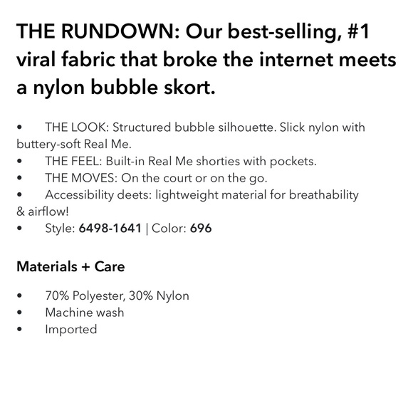 OFFLINE by Aerie Bubble Skort - Picture 7 of 7